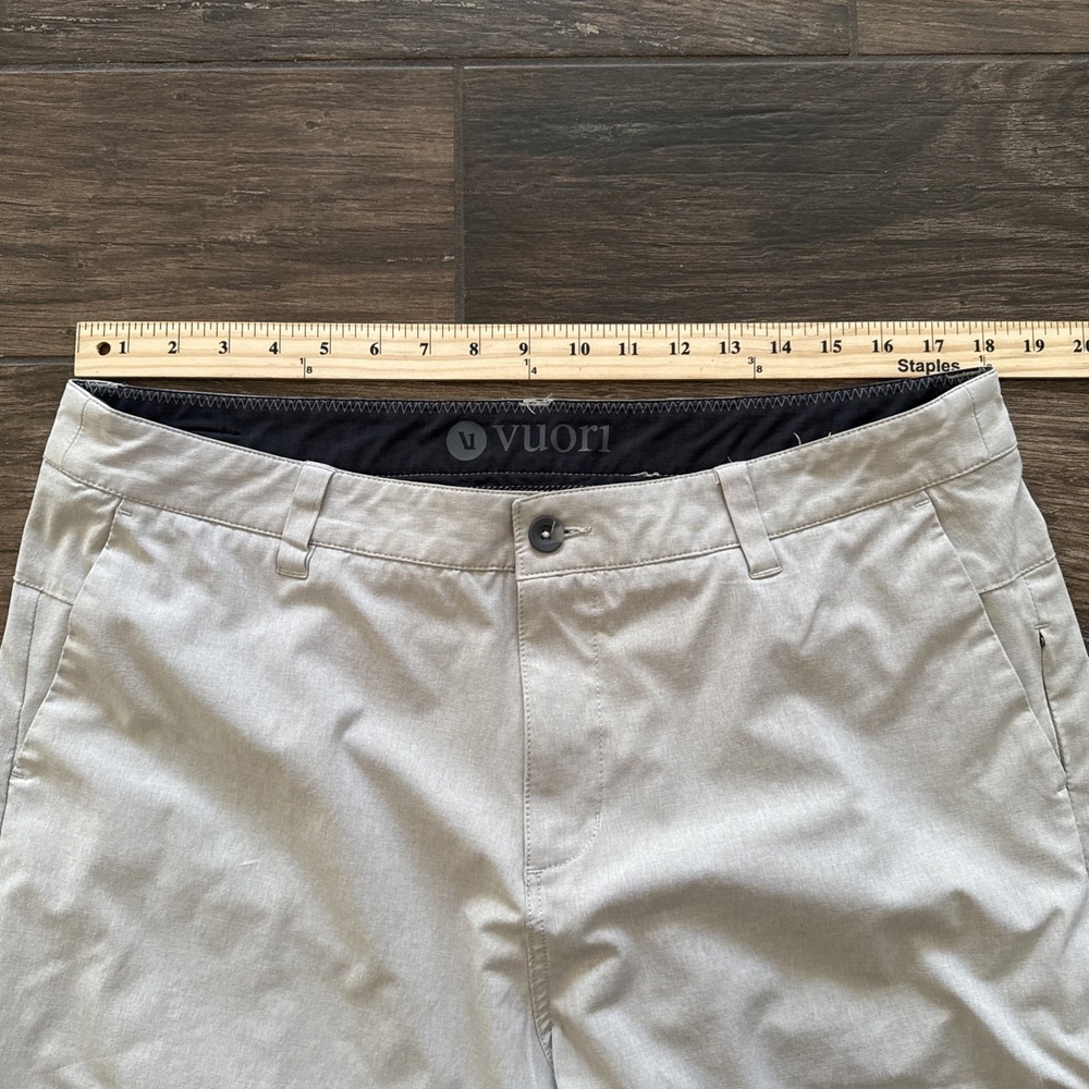 Vuori Men's 36×32 The Rise The Shine Stretch Performance Pants V431 Beige - Picture 4 of 10